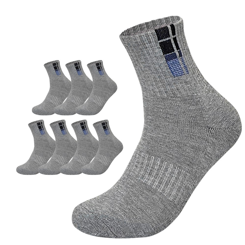 프레리 8족 골프쿠션 중목 스포츠양말, 그레이, 8개 17,900원