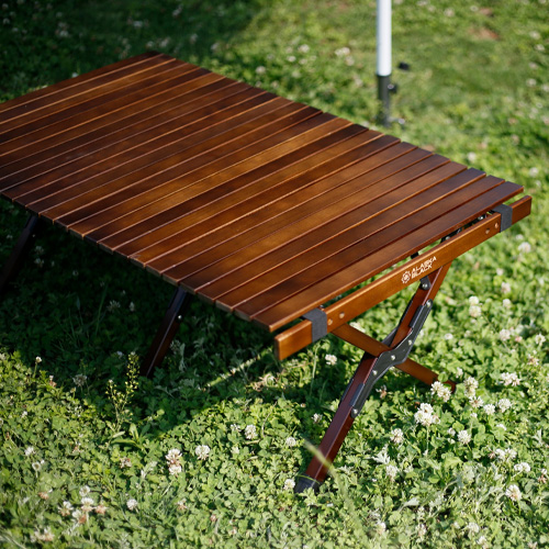 알래스카블랙 캠핑 우드 롤 테이블 59,000원