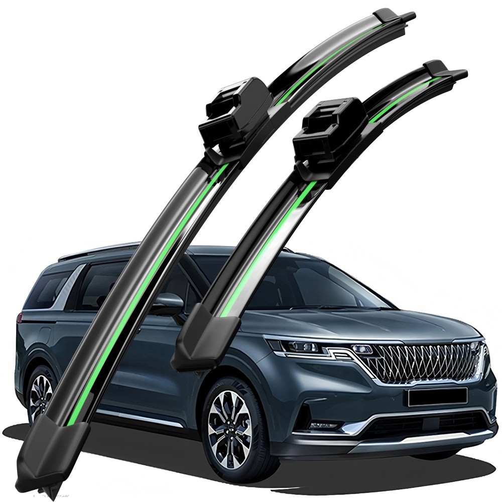 호환 기아 그랜드 카니발(VQ)/올 뉴 카니발/더 뉴 카니발(YP)/카니발(KA4) 2005-2024 와이퍼 초발수 저소음 자국 없음 전면 와이퍼 블레이드 2종 세트, 카니발(KA4) 2020-2024 28,600원