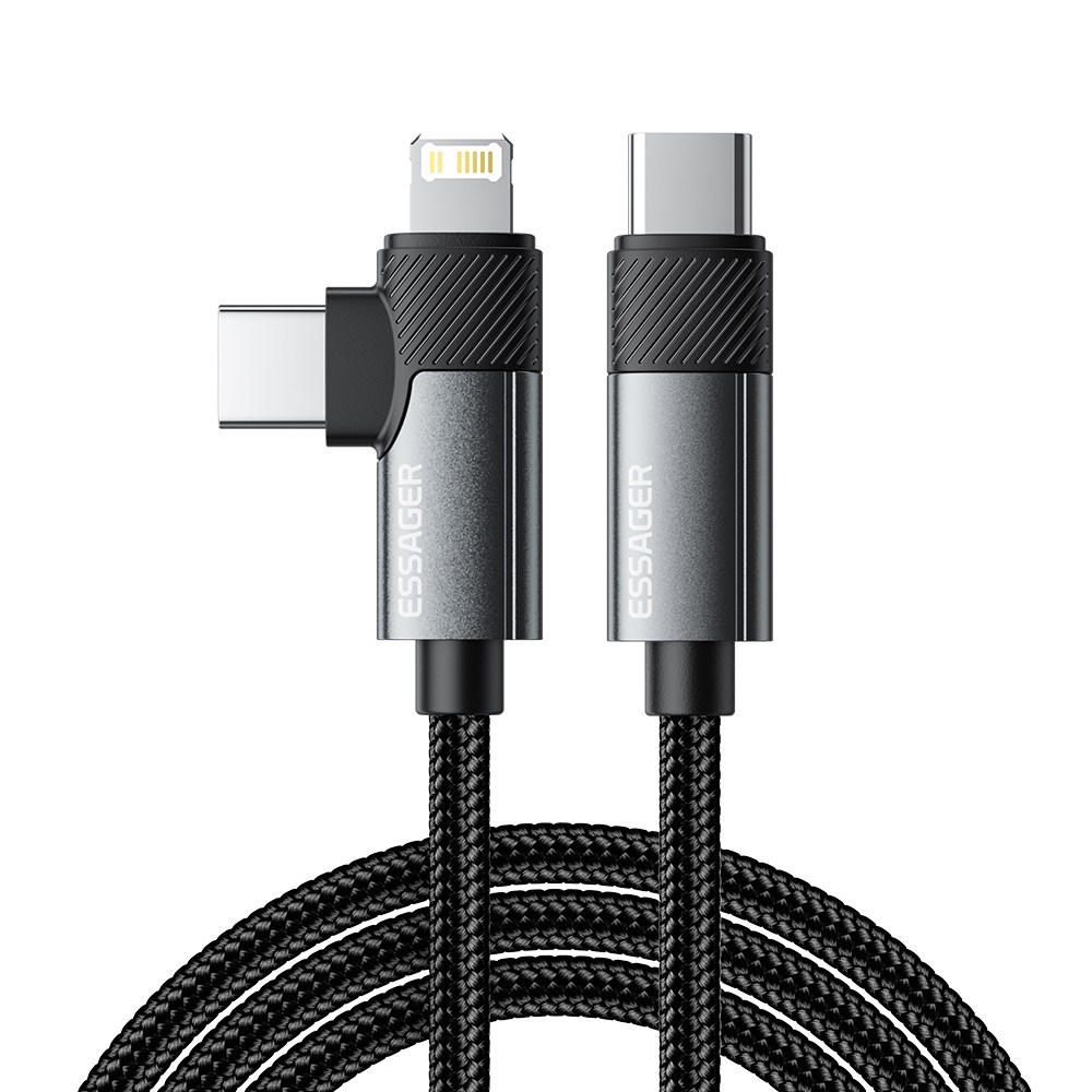 Essager PD 65W 3A C to C타입+아이폰8핀 고속충전 케이블 2개입, 회색, 2개, 2m 43,000원