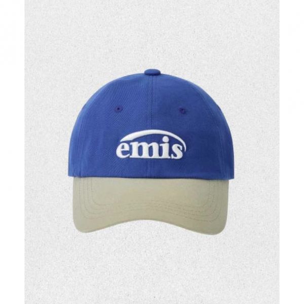 EMIS NEW LOGO MIX BALL CAP(RENEWAL)-BEIGE/BLUE 379483 56,100원