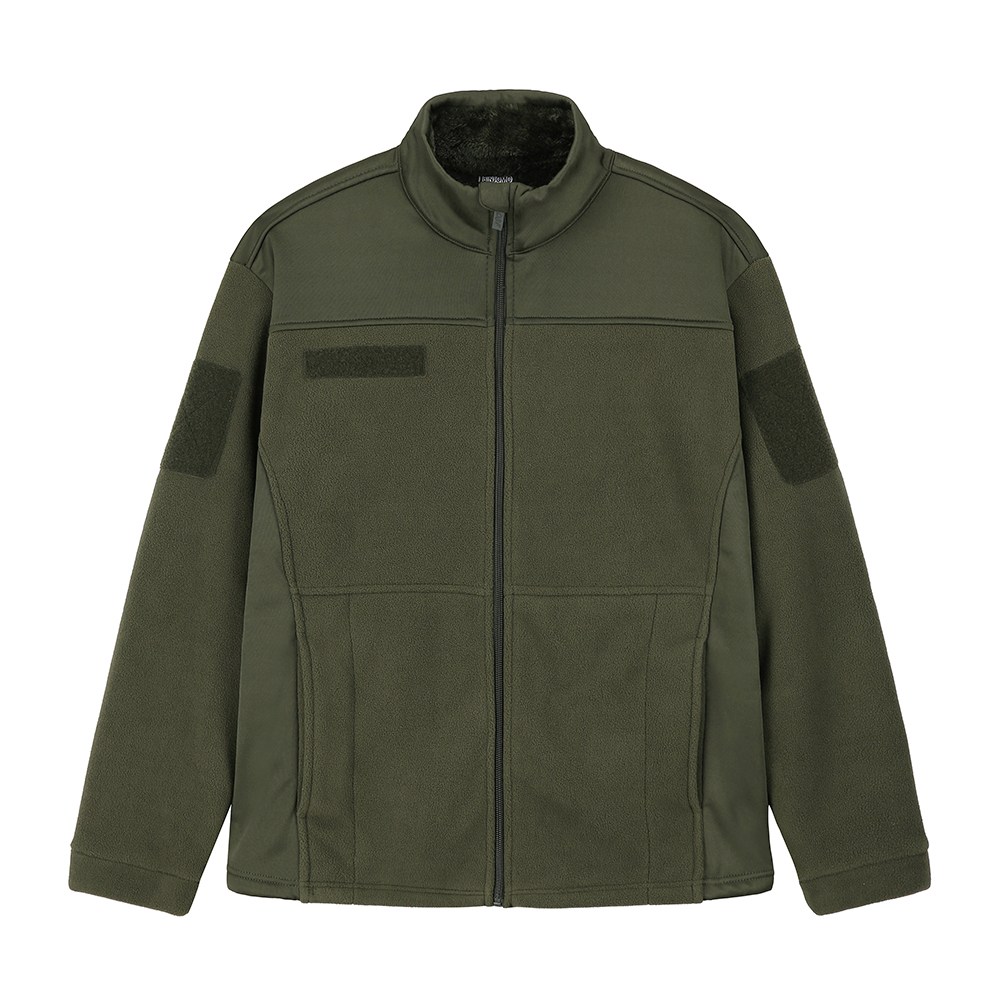 로카 육군 신형 간부후리스 보아털 기모 벨크로 카키 후리스 찍찍이 겨울집업 43,000원