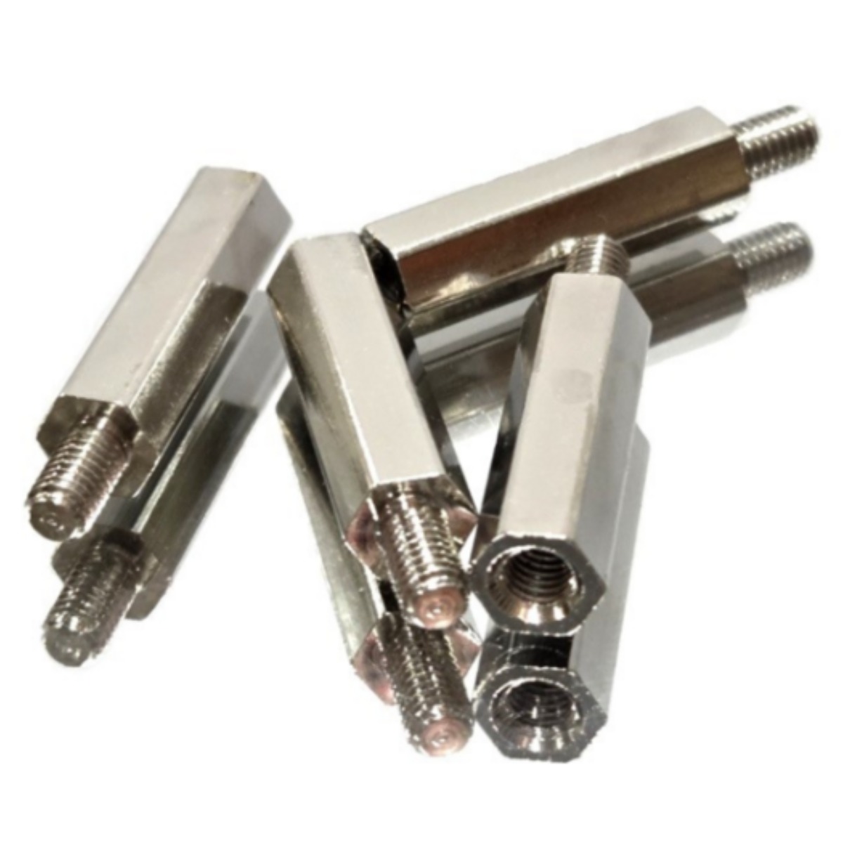 지지대 볼트 신주 니켈 도금 PCB 기판 서포트 관통 연결 M3, 50개, M3, 7mm 6,000원