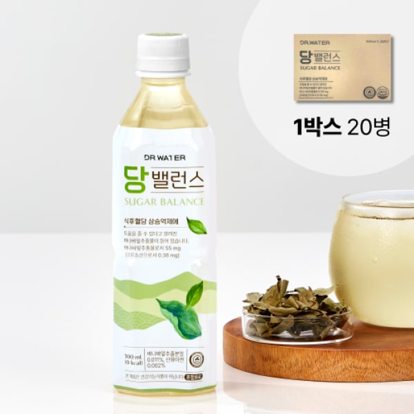 닥터워터 당밸런스 500ml 바나바잎 추출물 차 음료 코로솔산 기능성표시식품 78,920원