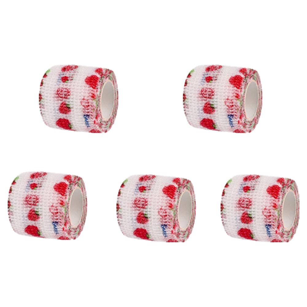 치프몰 반려동물 자가접착 신발 붕대 5개입, 5cm 딸기 6,800원