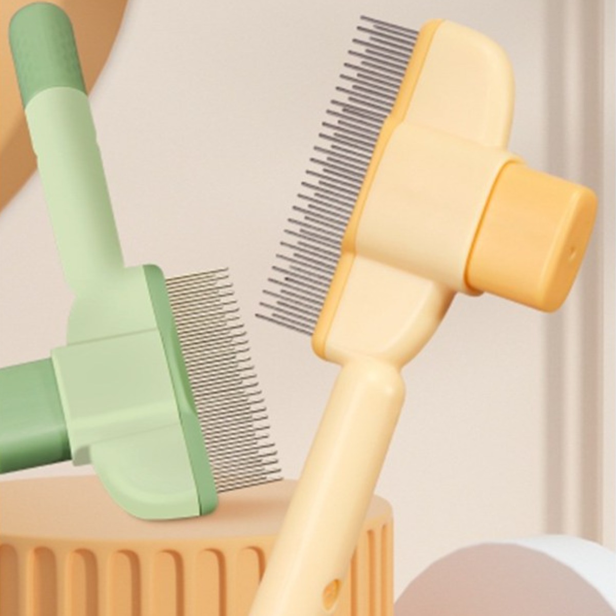 모이쯔 원터치 털제거브러쉬 애완동물 털 제거 빗, 1개, 파랑 7,800원