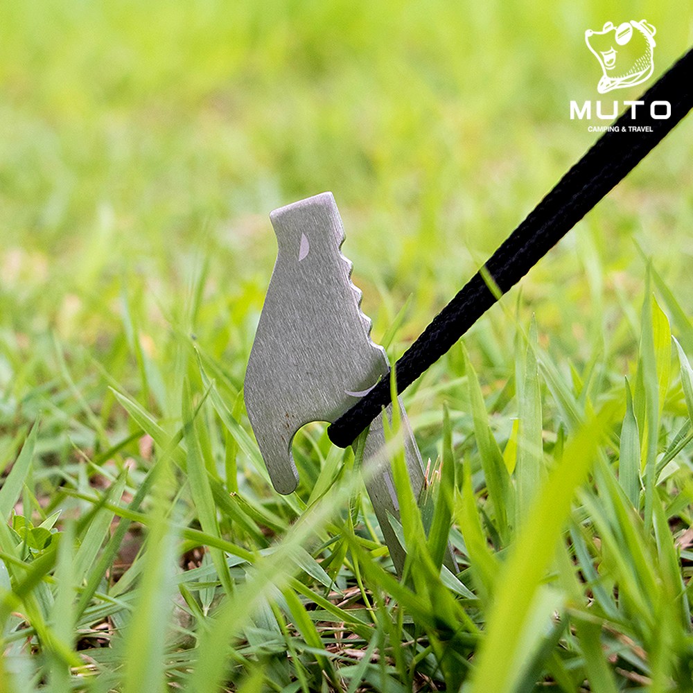 [본사 당일출고] 뮤토 샤크팩 고강도 캠핑팩 28cm/23cm 8개 구성 세트_파우치포함 35,900원