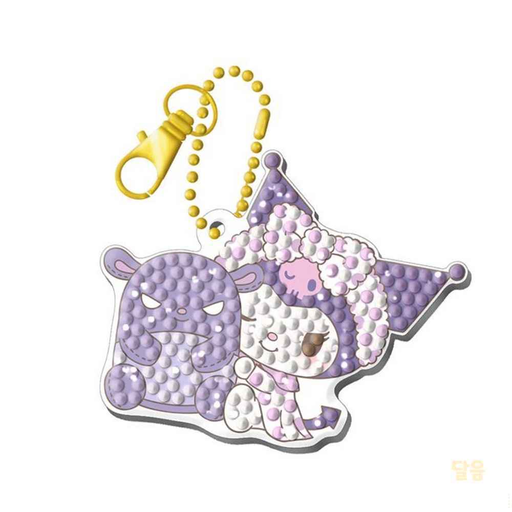 양면 동물 보석십자수 키링 3,200원