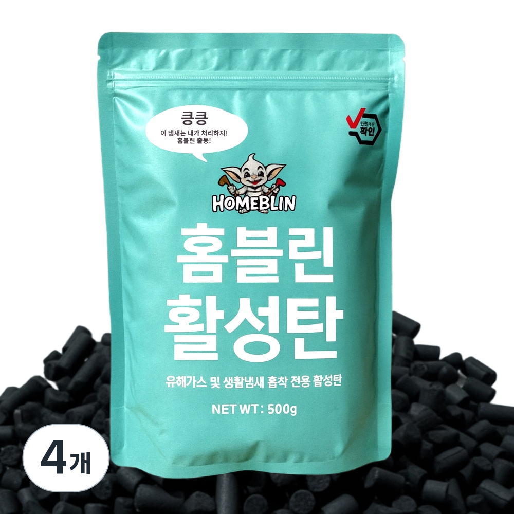 음식물처리기 활성탄 호환 필터 가정용 미닉스 에코체 휴렉 루펜 스마트카라 한일 신일 쉘퍼 오쿠 리필용 카본 탈취필터, 4개, 500g 27,490원