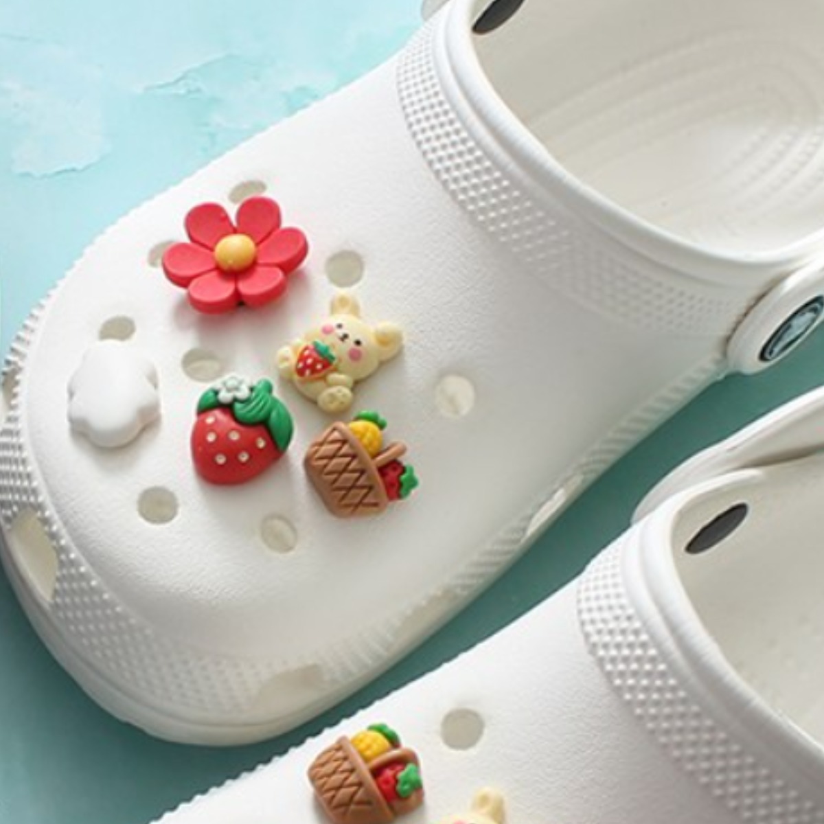 OK신꾸 200여종 신발 참 인기 파츠세트 슬리퍼 실내화 꾸미기 신발장식 악세사리 10,900원