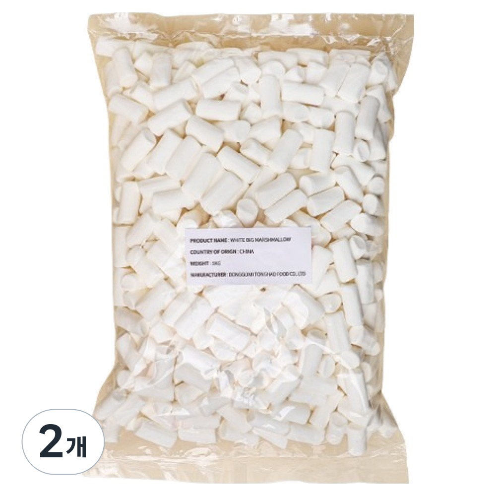 아트위드미 화이트 빅 마쉬멜로우 3 x 1.5 cm, 1kg, 2개 14,960원