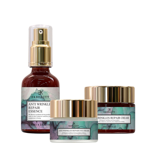 이케이뷰티 주름개선 탄력 영양 3종세트 할인 (아이크림+탄력에센스+탄력크림) 콜라겐 펩타이드 프리미엄 기능성제품 무파라벤천연제품, 1세트 101,400원