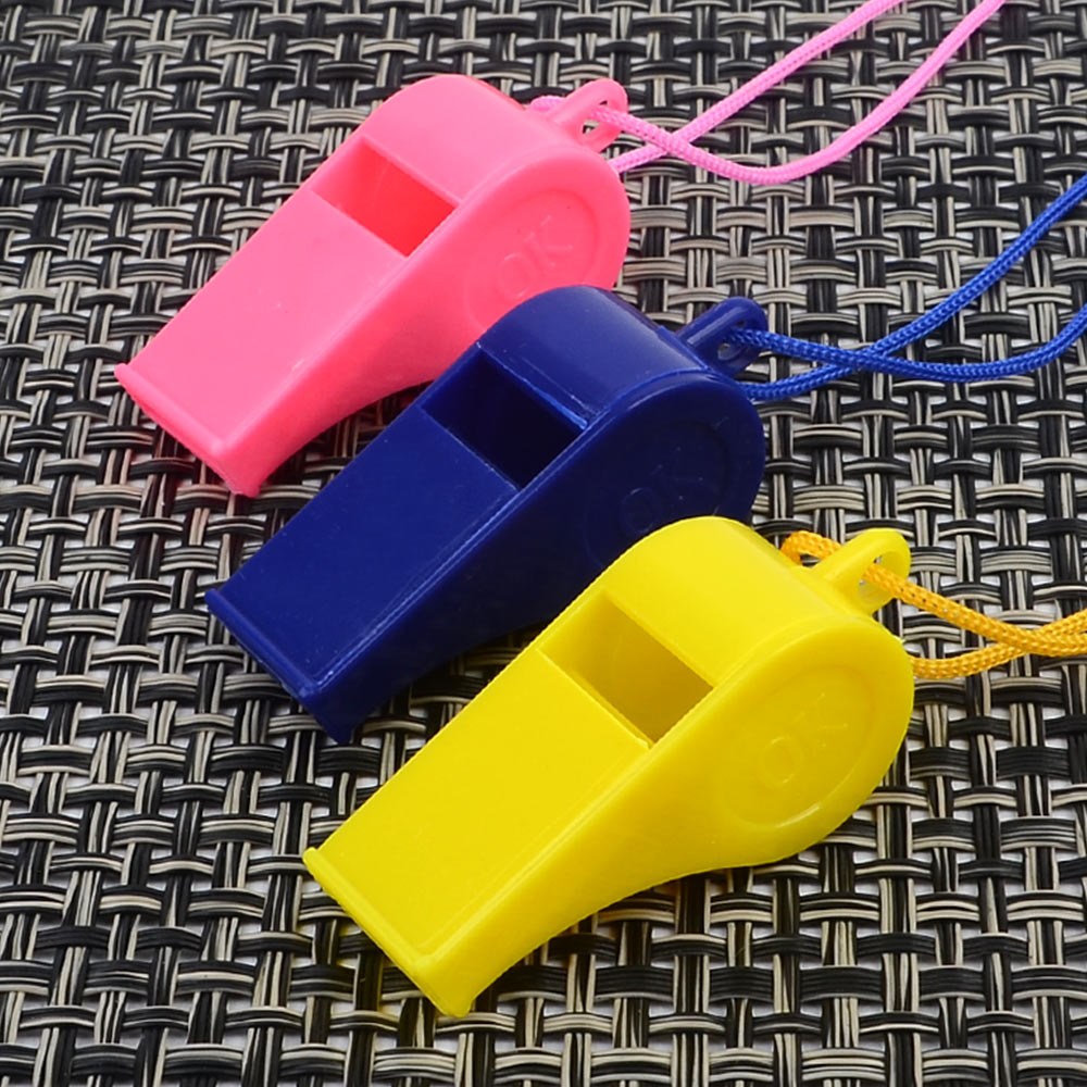 플라스틱 호루라기 휘슬 3개 세트 호루라기 호각 휘슬 호신용호루라기 응원도구 위험경보기 3,500원
