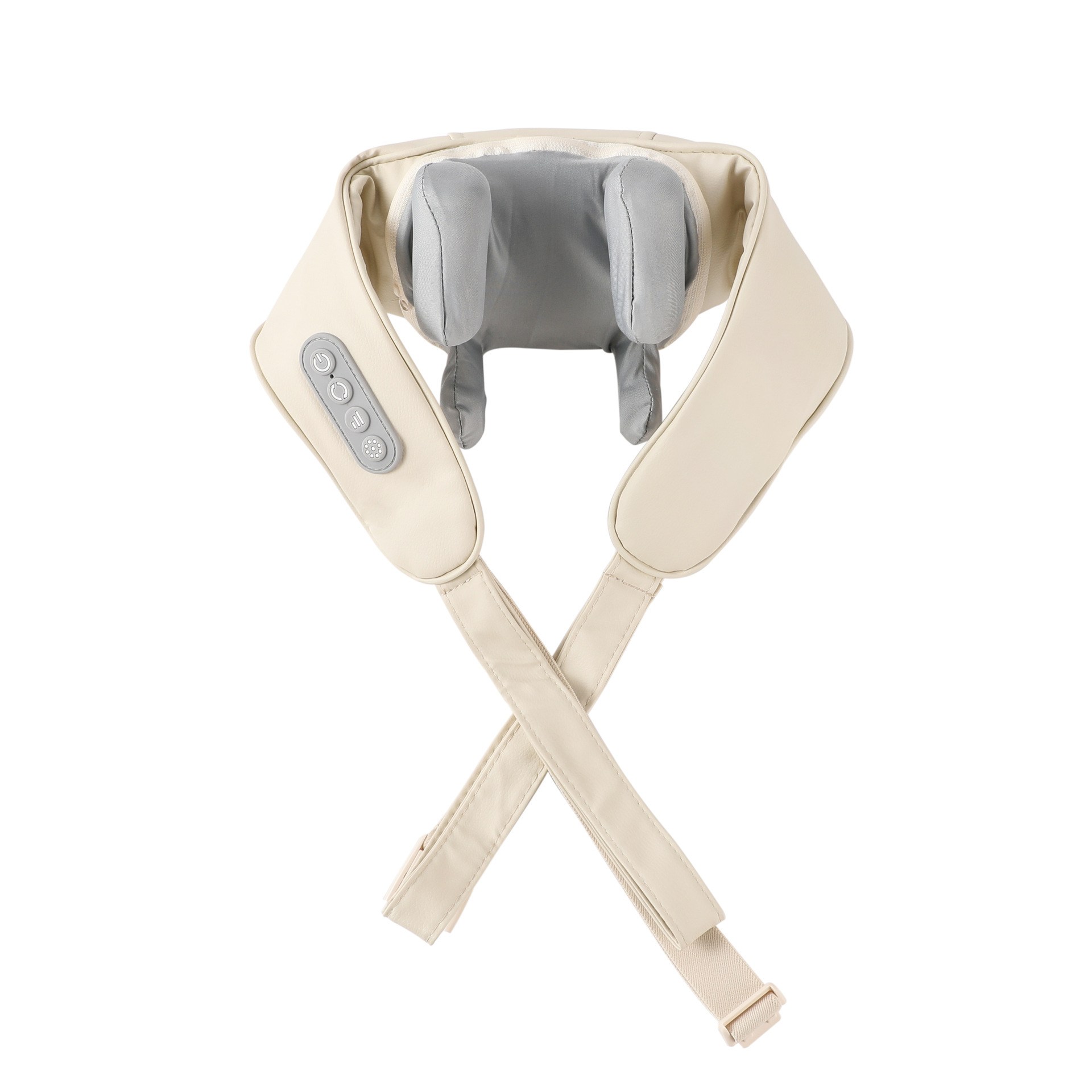 EXTEDRG 무선 어깨마사지기 대용량 전지 발열 기능 탑재 6개의 마사지볼 승모근 마사지기 목 어깨 안마기, KL-550, 크림색 75,290원