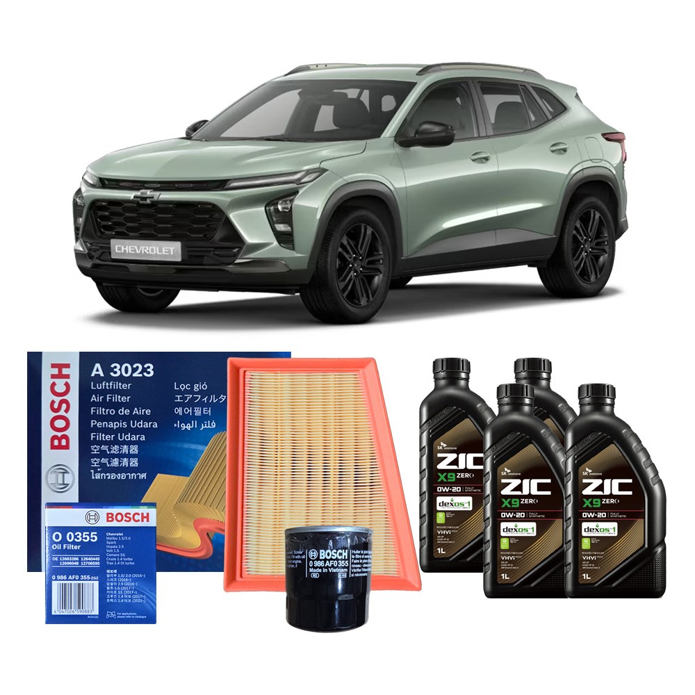 트랙스 크로스오버 보쉬필터+지크합성유 DEXOS1 GEN3 규격 103,920원