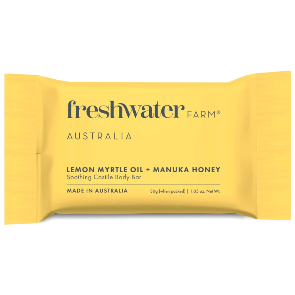 호주 프레쉬워터팜 레몬머틀 오일 마누카 허니 수딩 바디바 미니 트래블 솝 여행용 비누 4,500원
