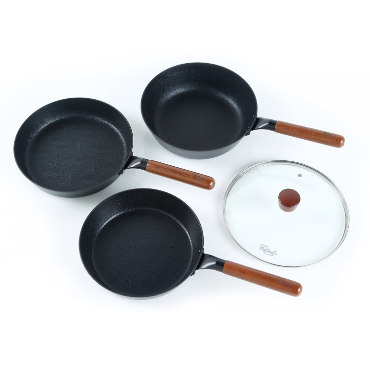 도루코 포레스타 시즌 2 프라이팬 4종 세트, 혼합색상, 팬 26cm + 28cm + 웍 28cm + 유리뚜껑 28cm, 1세트 118,100원