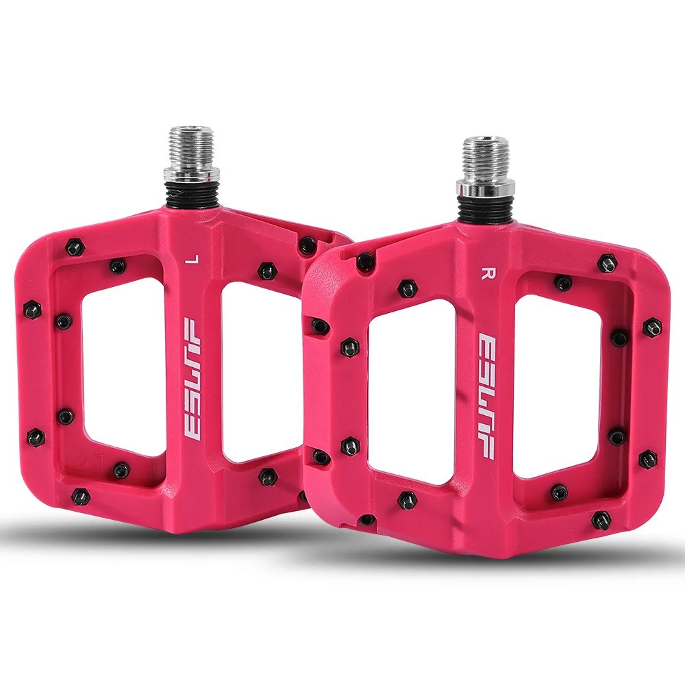 ESLNF 초경량 씰 베어링 자전거 페달 사이클링 나일론 도로 bmx Mtb 플랫 부품 액세서리 16,200원