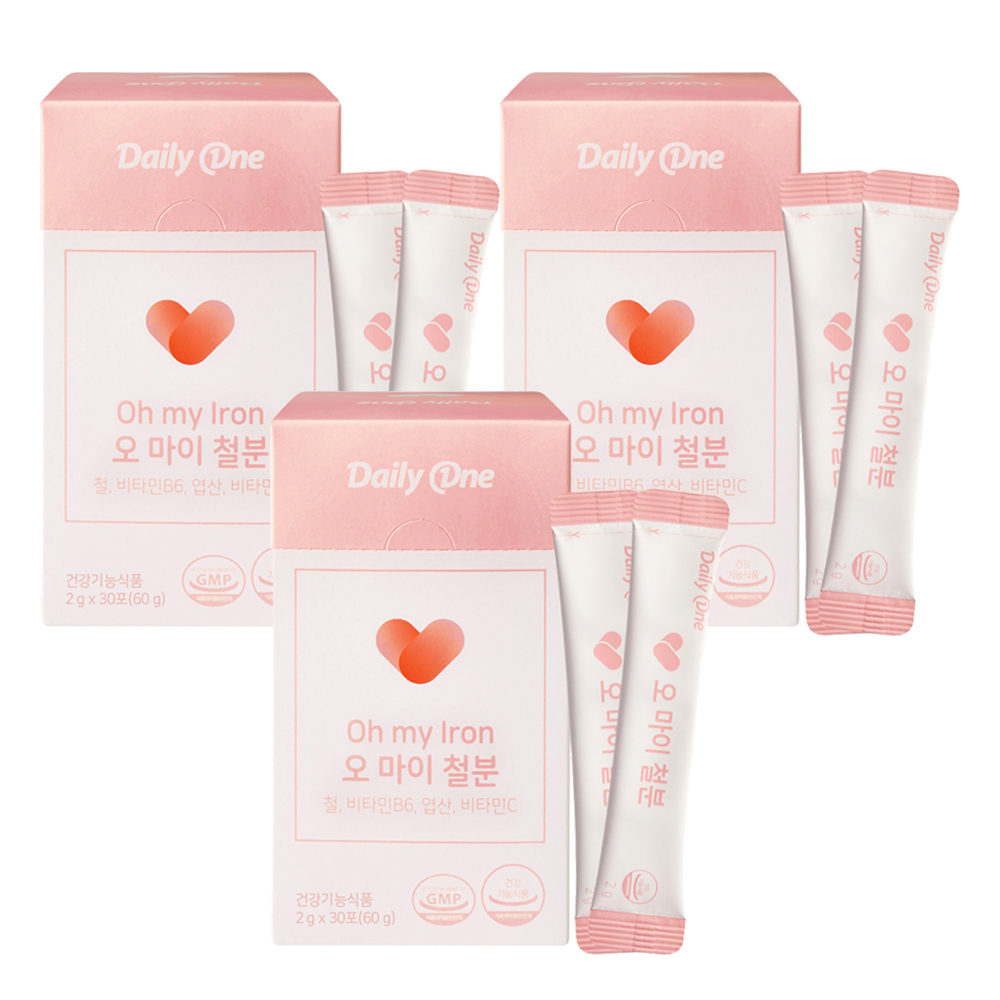데일리원 오 마이 철분, 60g, 3개 23,020원