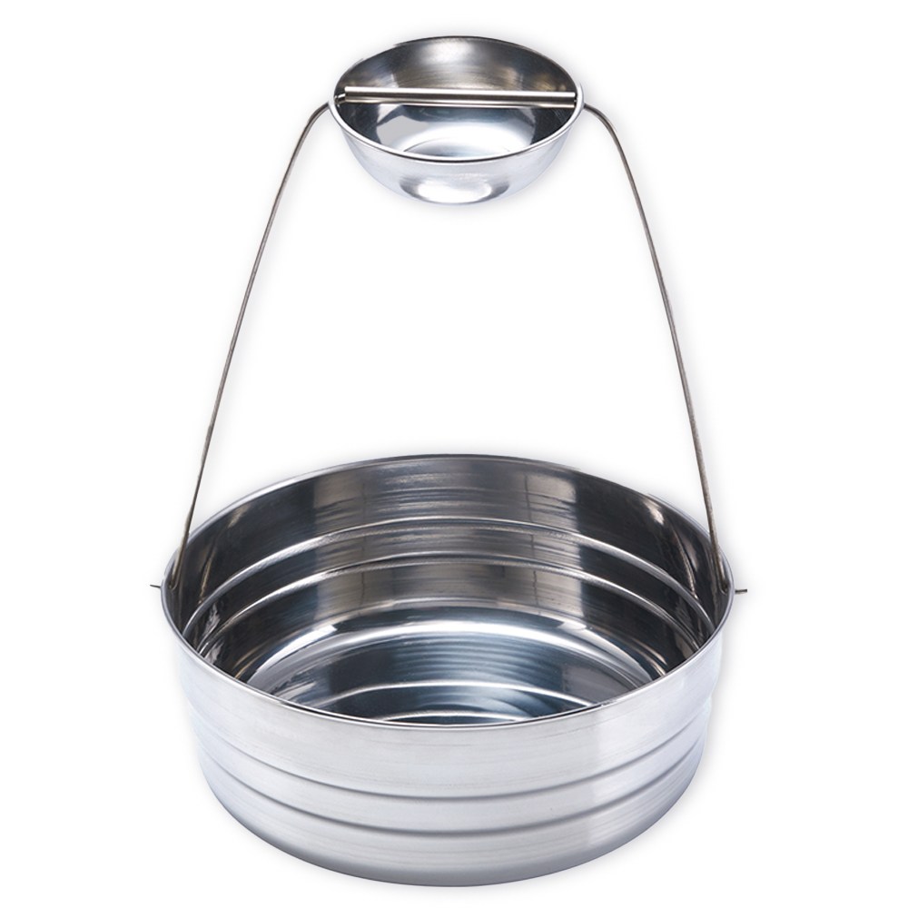 유유마트 국산 스텐 업소용 숯들통 숯운반통 숯통 원형 23,800원