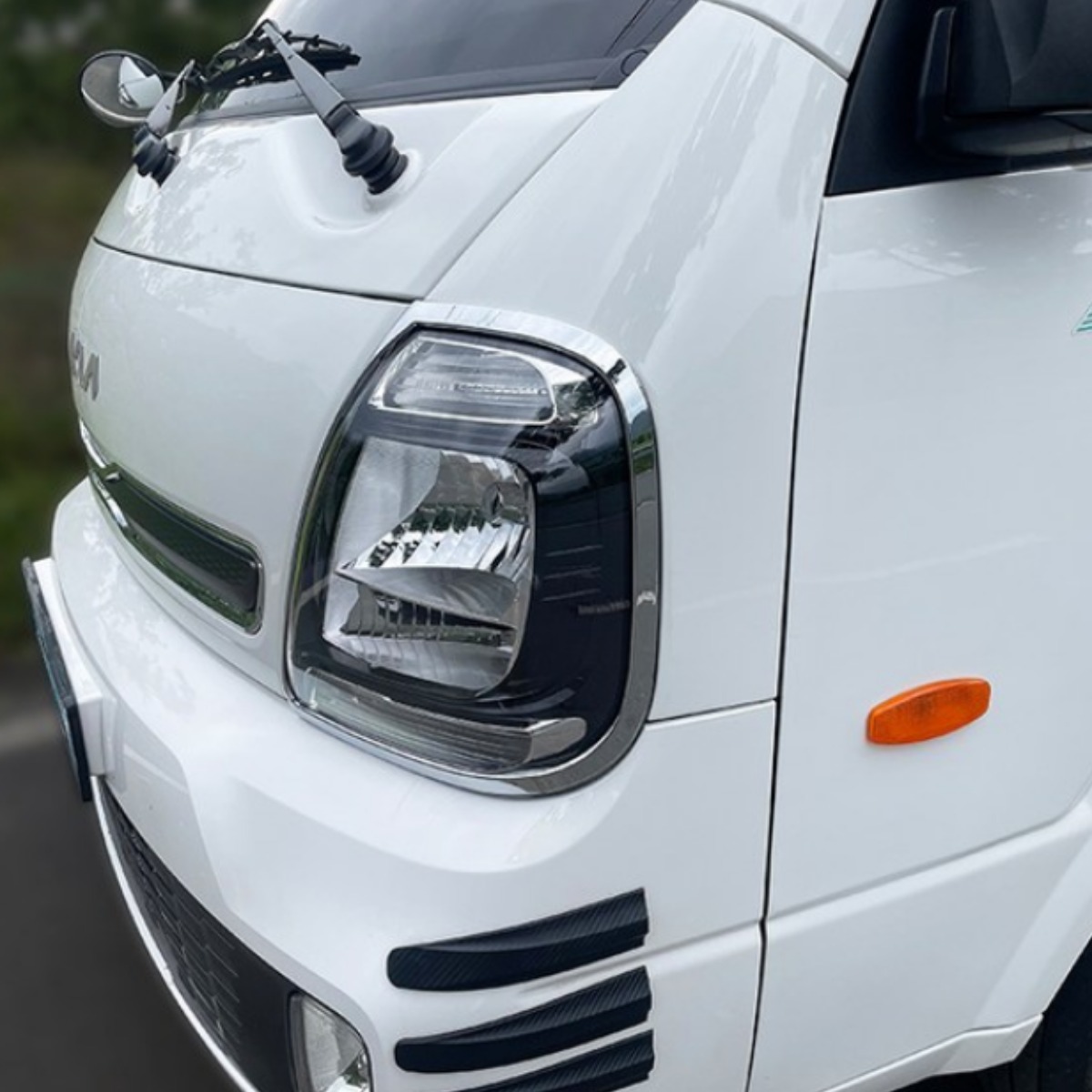 뭉구카 KD 2020봉고3 헤드램프 몰딩 튜닝몰딩 휀더 램프 전조등커버 20년1월 부터 현재 K-975, 헤드라이트/주유구 42,000원