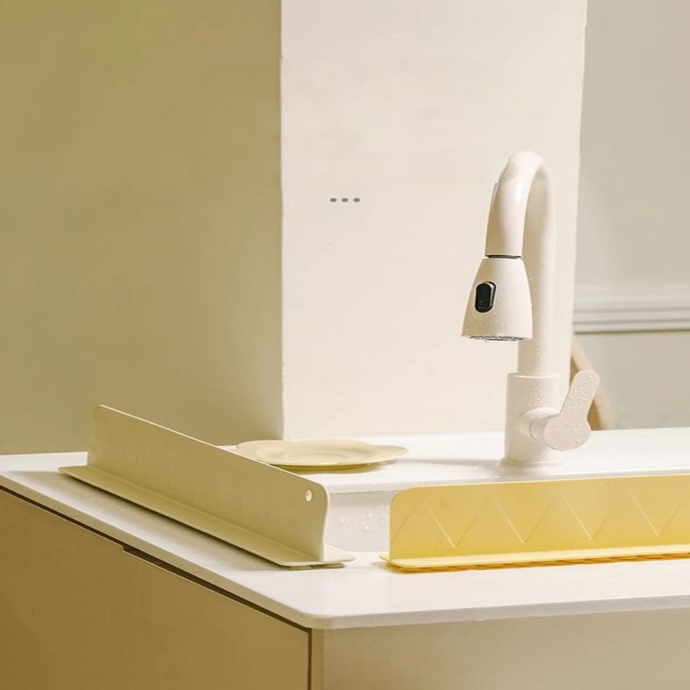 실리콘 물튀김방지 싱크대 물막이 1P, 1개, 베이지 5,990원