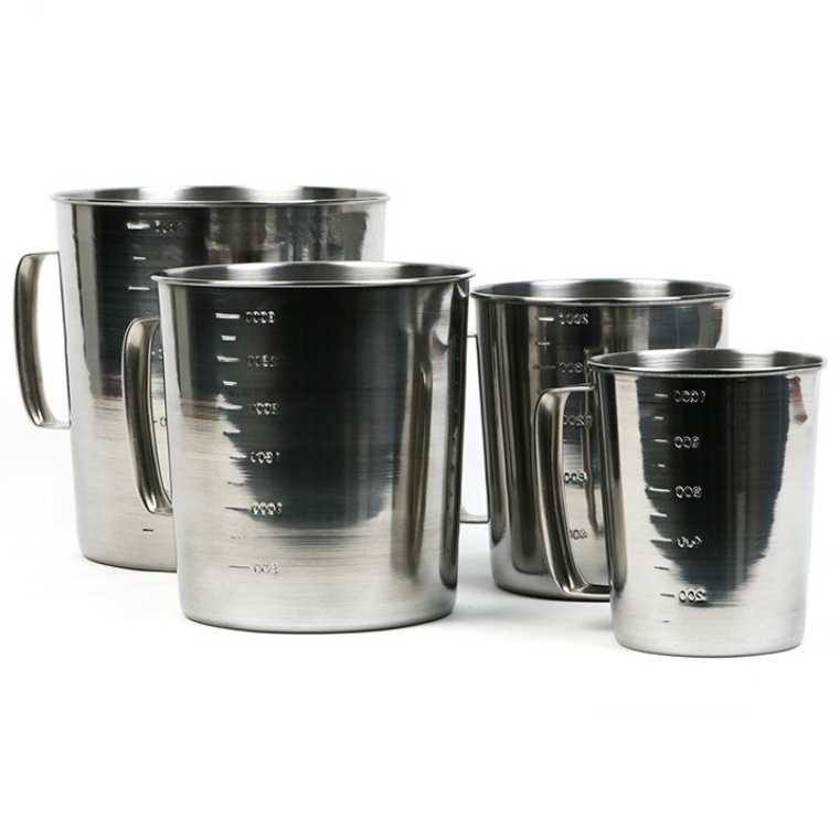 스텐비커 눈금 계량컵 1L, 스텐, 1개, 1L 7,700원