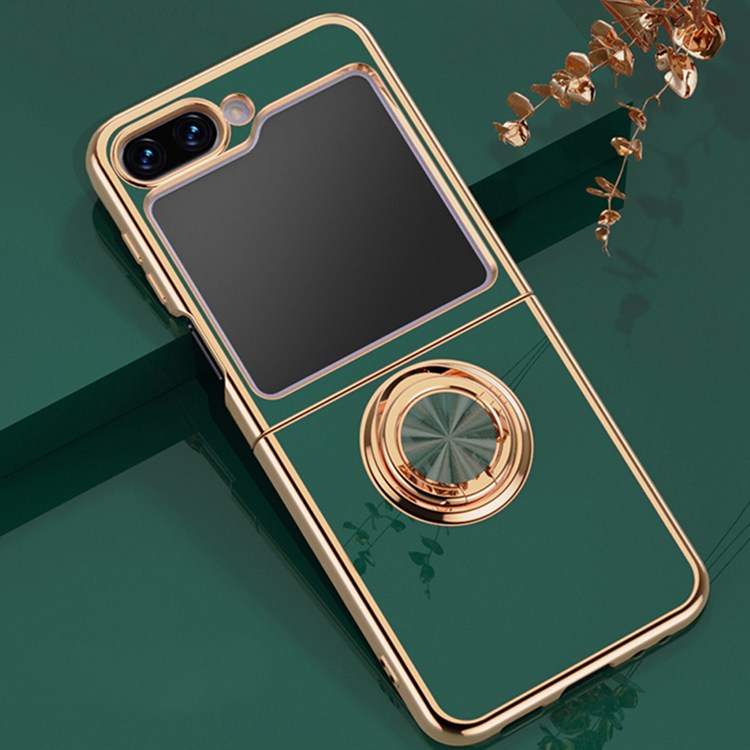 갤럭시 Z플립6 올인원 컬러 크롬 골드 도금 핑거링 마그네틱 거치대 호환 케이스 제트플립6 지플립6 Flip6 5G 14,800원