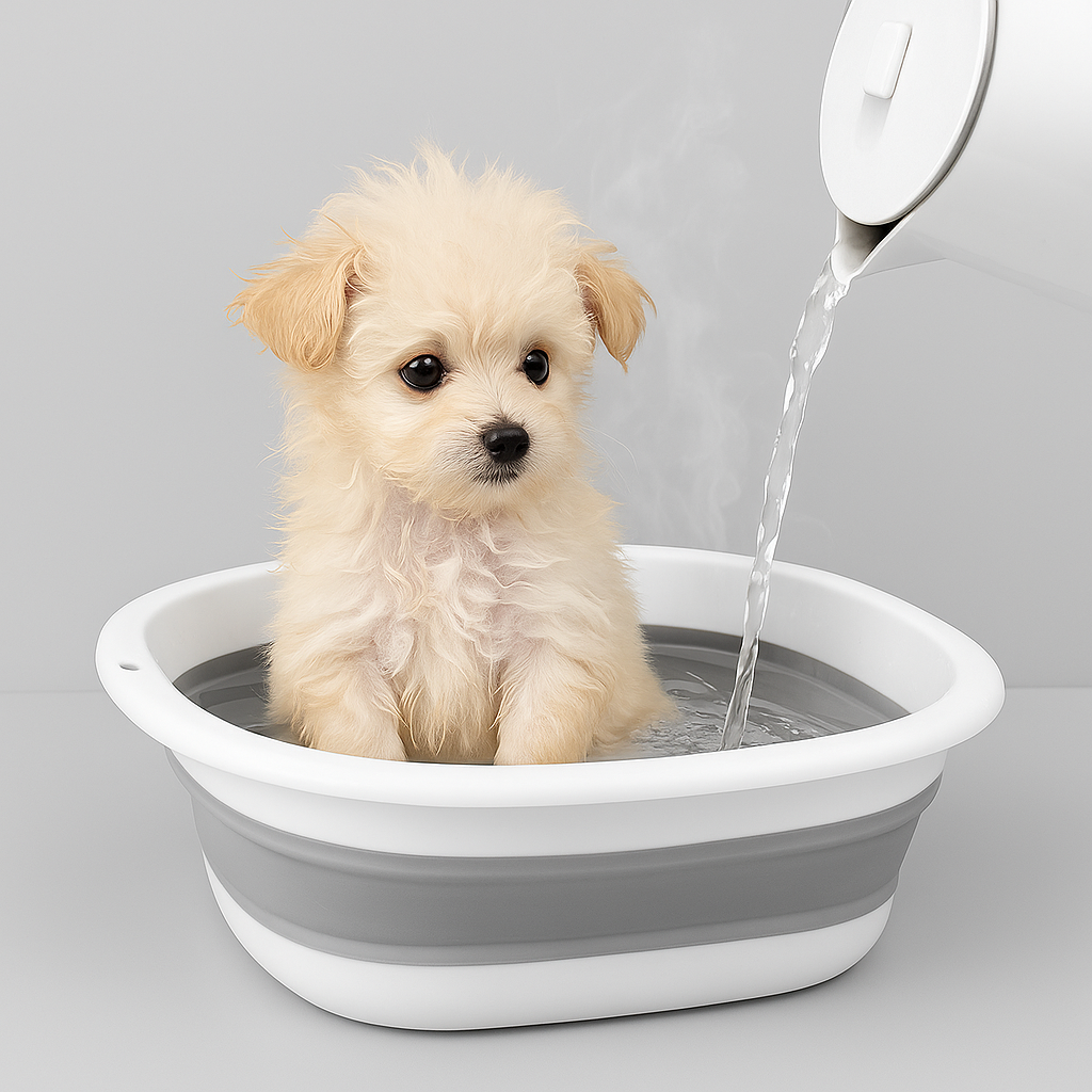 케리빙 반려동물 접이식 욕조, 그레이, 1개 7,500원