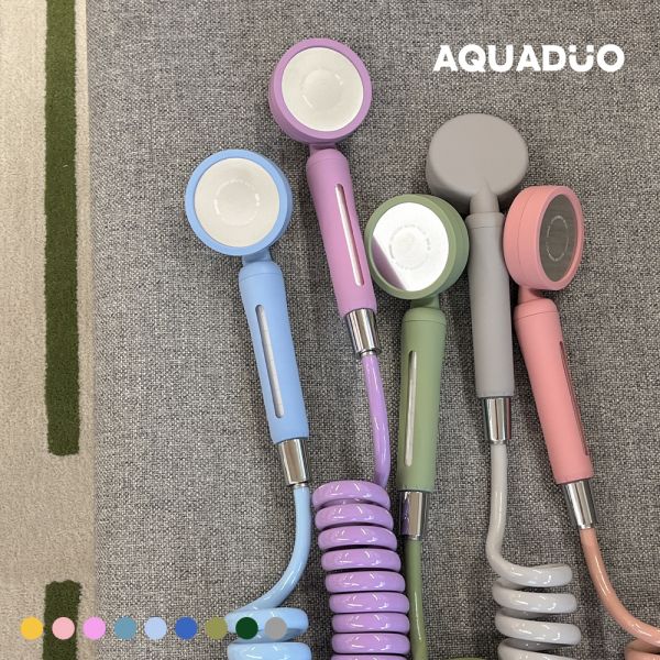 아쿠아듀오 블라썸 샤워기 + 스프링호스 3m Set 컬러샤워기세트 93,100원