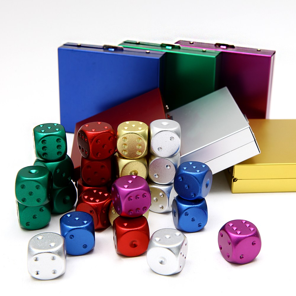 369Living New 알루미늄 메탈 주사위 5pcs 케이스 포함 9,800원