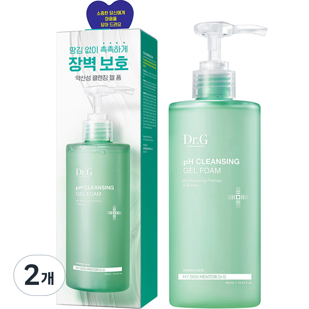 닥터지 약산성 클렌징 젤 폼, 300ml, 2개 31,990원