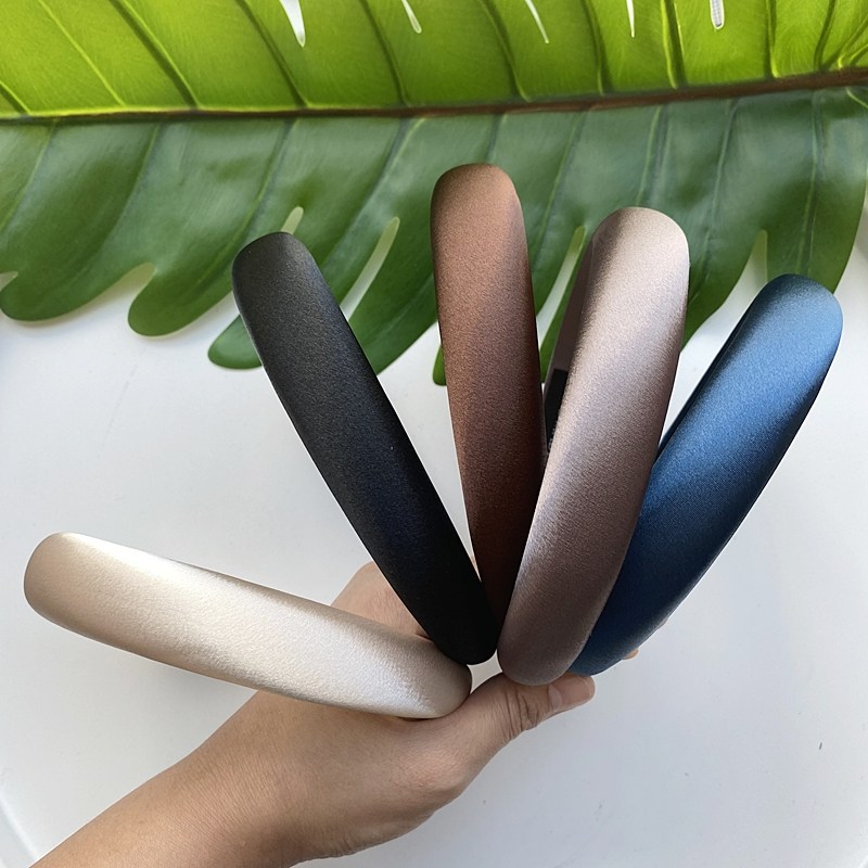 레인걸 국내제작 새틴 쿠션 볼륨 헤어밴드(5color) 머리띠 (A3565) 6,900원