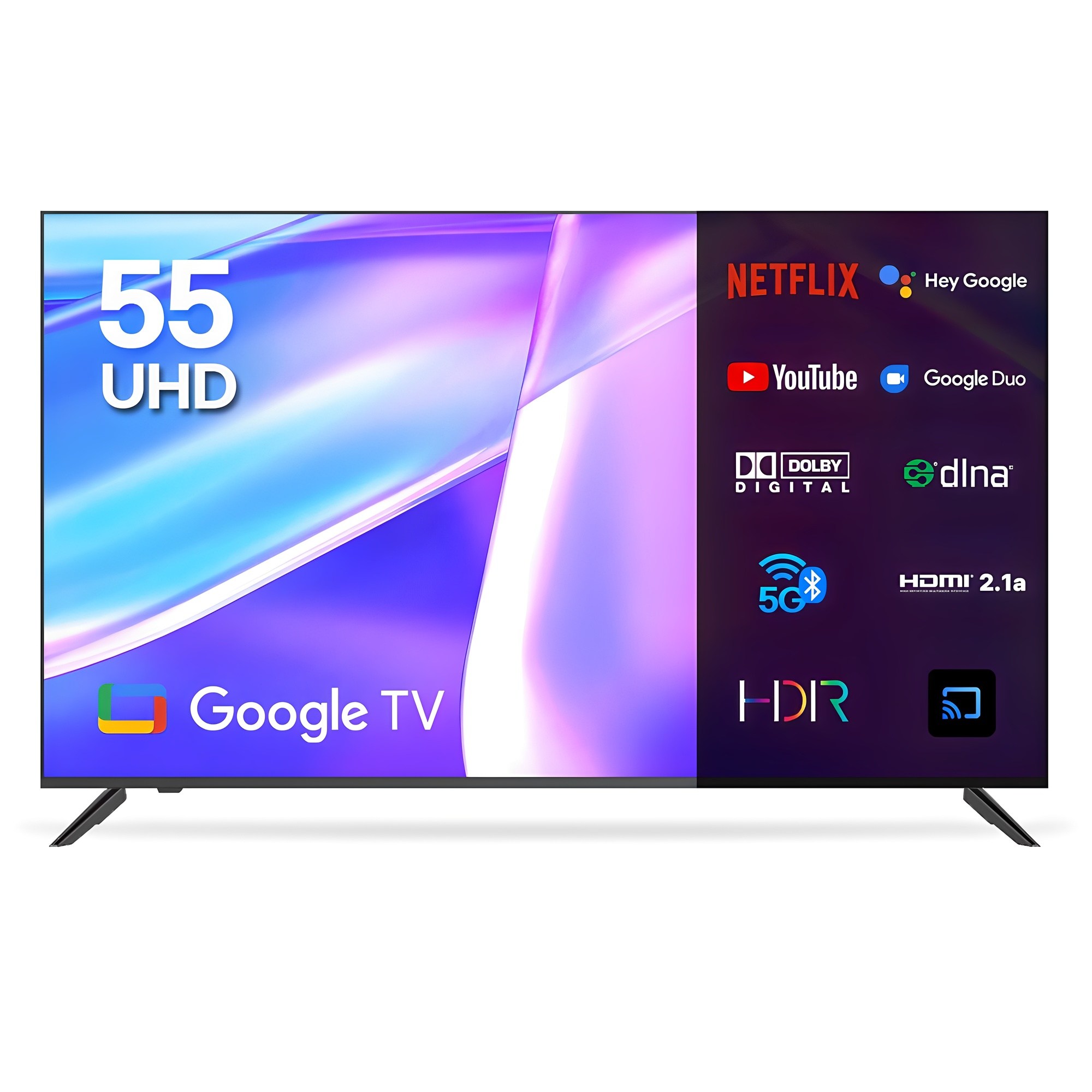 이노스 4K UHD LED 제로 베젤 스마트 TV, 139.7cm(55인치), S5501KU, 스탠드형, 고객직접설치 426,000원