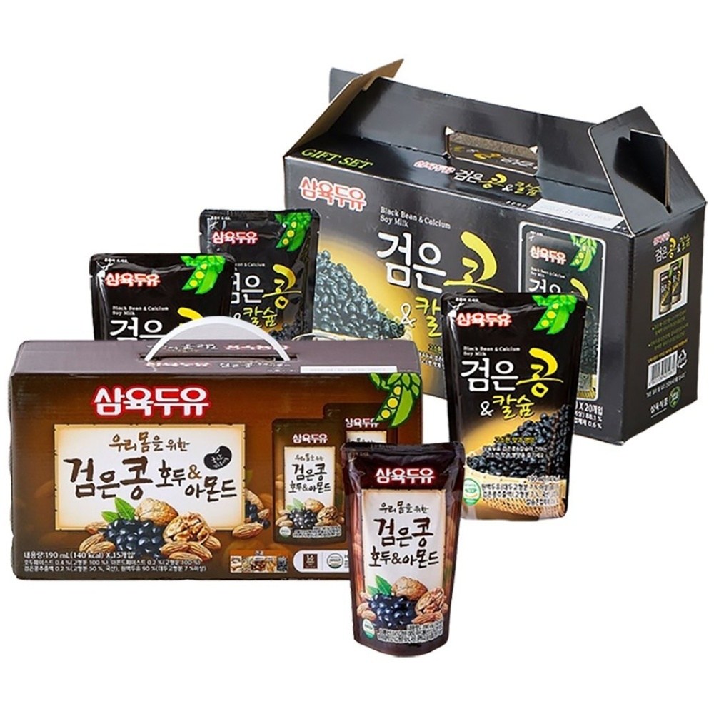 삼육두유 검은콩호두와아몬드 파우치 30팩 + 검은콩칼슘 파우치 40팩 50,490원