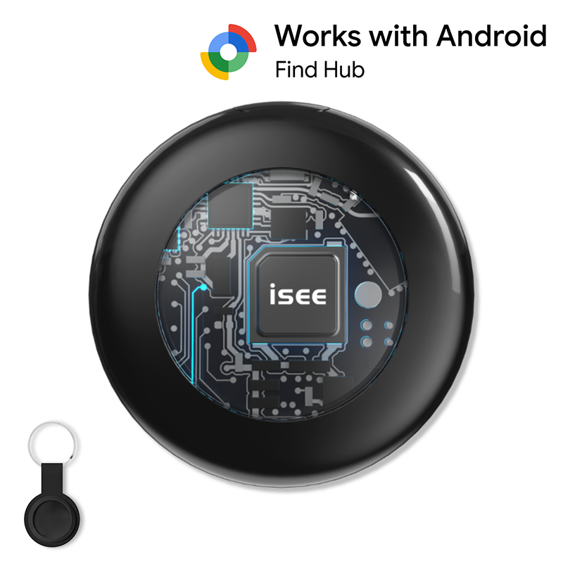 아이시(isee) 안드로이드 갤럭시 전용 스마트태그 위치추적기 미아방지 분실방지 위치추적, 블랙(안드로이드), 1개 13,000원