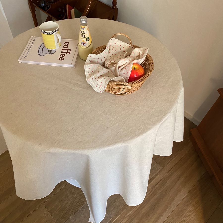BS 방수식탁보 린넨무지 감성테이블보 캠핑테이블보 8size 13,000원