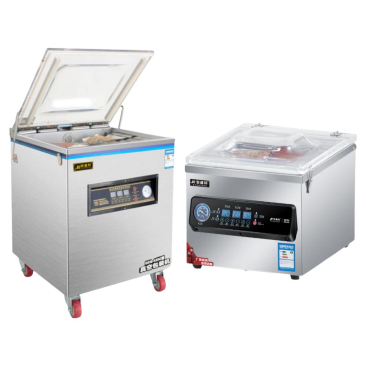 업소용 진공포장기 음식 포장기 밀봉 정육점 밀키트 포장 기계 지니코드, A. 380-480-420mm 398,000원