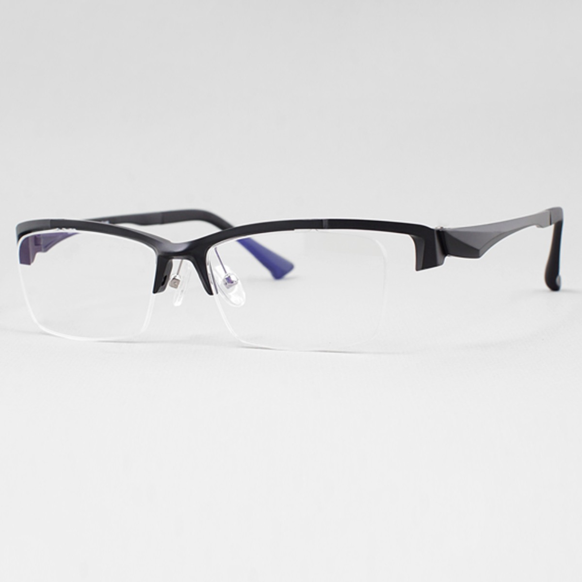 하루홀릭 국내생산 남자 사각 오버사이즈 초경량 울템 소재 고글타입 반무테안경 47,500원