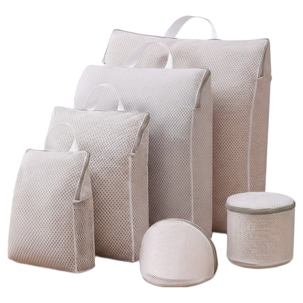 이지딜 깔끔한 세탁망 6종 세트 손빨래주머니, 화이트, 1세트 19,890원