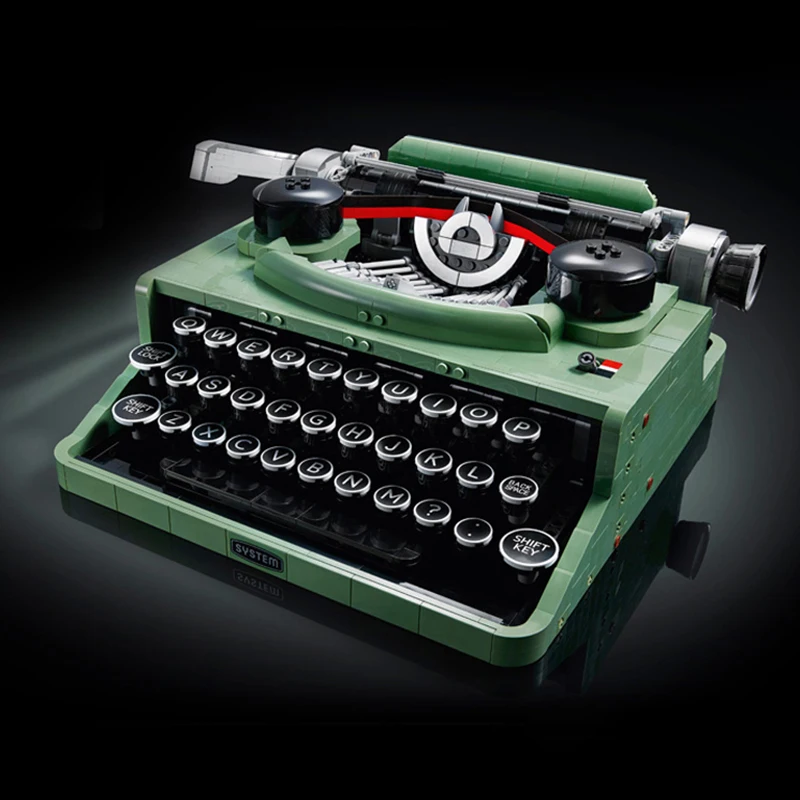 아이디어 타자기 21327 빌딩 블록 세트 성인용 수집용 레트로 디스플레이 모델 장난감 독특한 어린이 선물 58,500원