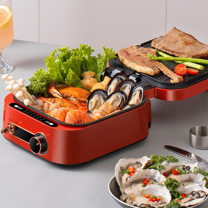 Ximeng 초대형 통구이 양면팬 2 in 1 멀티 가정용전기그릴 양면 그릴팬 통구이 양면팬 53,800원