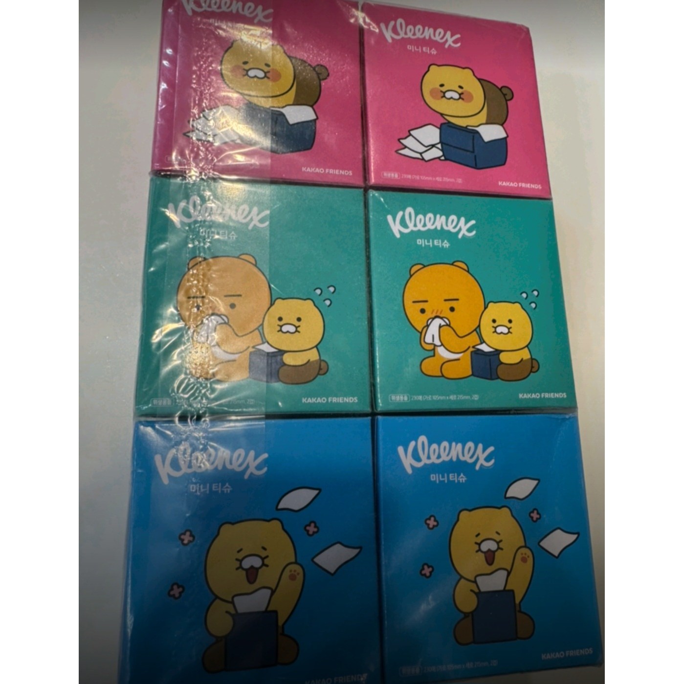 유한킴벌리 크리넥스 디럭스 미니 카카오 티슈 230매 12,200원