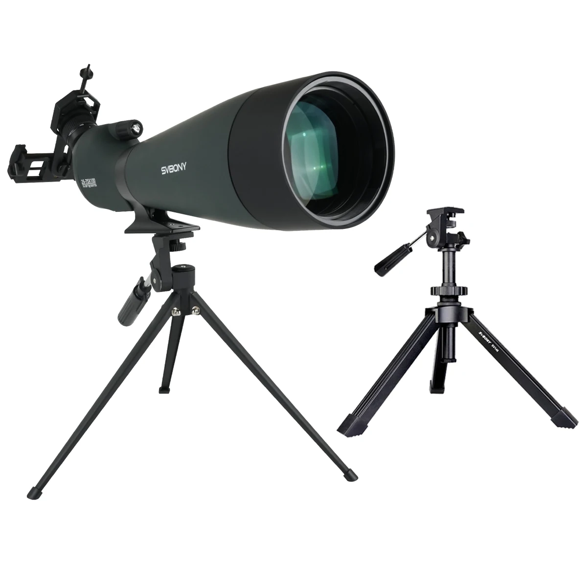 Svbony SV28A 스포팅 스코프 25-75x100/20-60x80 FMC, 양궁 초보자, 야생 동물 관찰, 야외 모험에 적합 392,440원