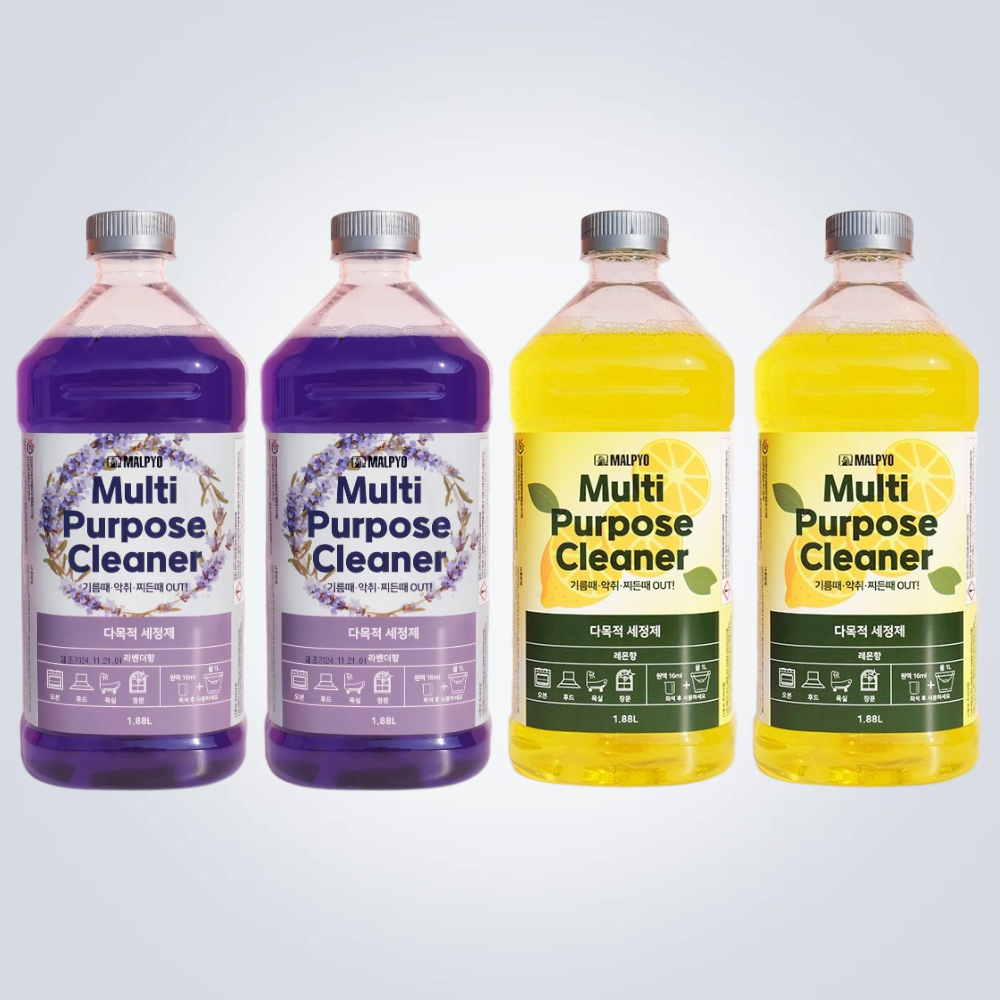 말표 다목적 세정제 라벤더향 2개+레몬향 2개 1.88L 애견 동물 화장실 악취 냄새제거 탈취 파인솔 60,000원