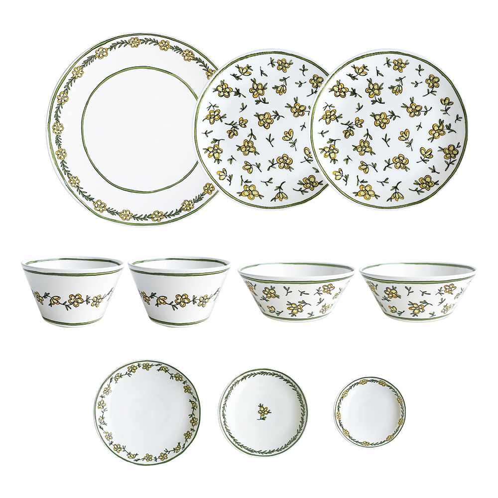 트위그뉴욕 헤리티지 데이지체인 2인 홈세트 10p, 혼합색상, 10종, 1세트 209,000원