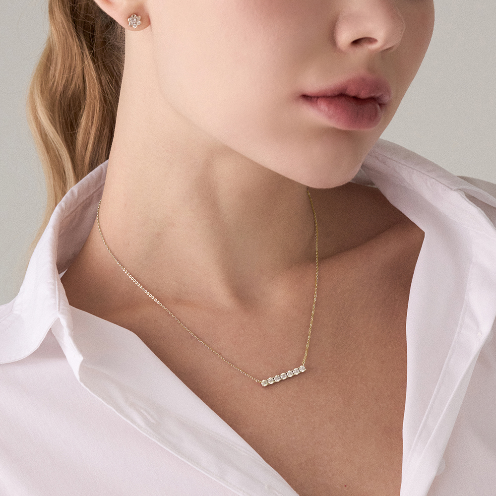 새미쥬얼리 여성용 silver925 세리니 모이사나이트 목걸이 109,900원