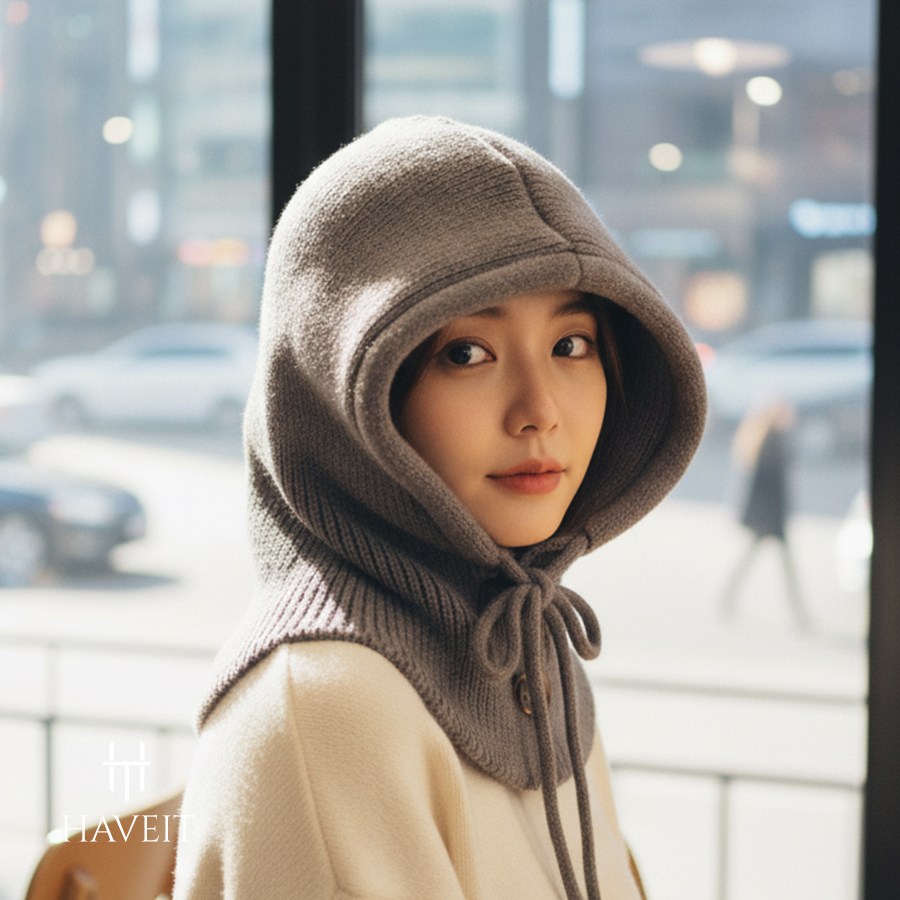 헤브잇 니트 바라클라바 후드 넥워머 남여공용 9,900원