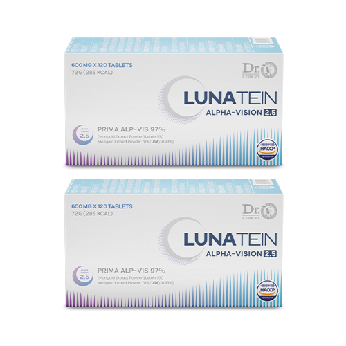 [본사 정품] 루나테인 AlphaVision 2.5 미국 루테인, 2개, 120정 120,000원