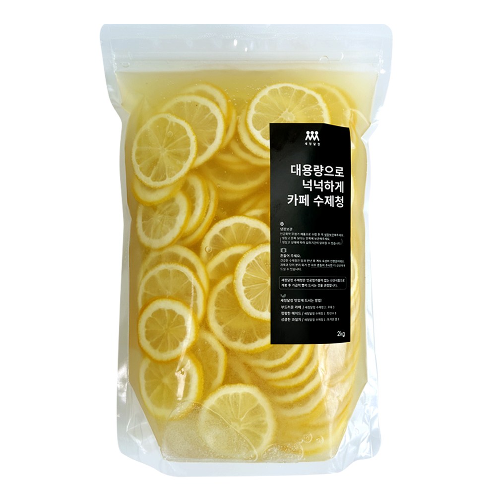 새청달청 카페 레몬청 수제 레몬차, 2kg, 1개입, 1개 28,400원